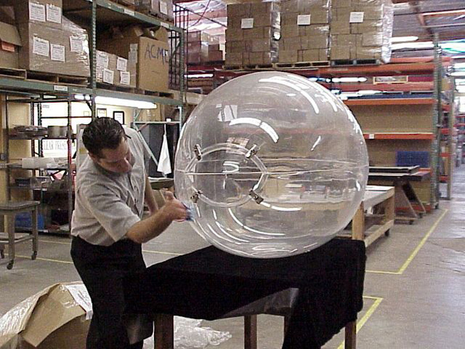 Large Acrylic Easter Egg Fabrication