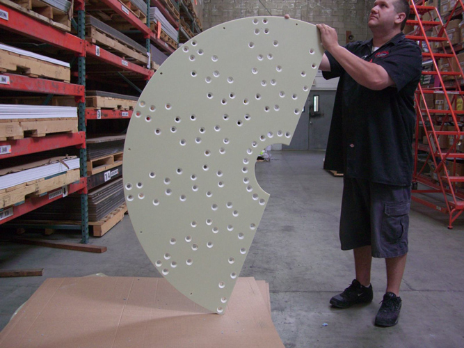 Large G10 Machined Part