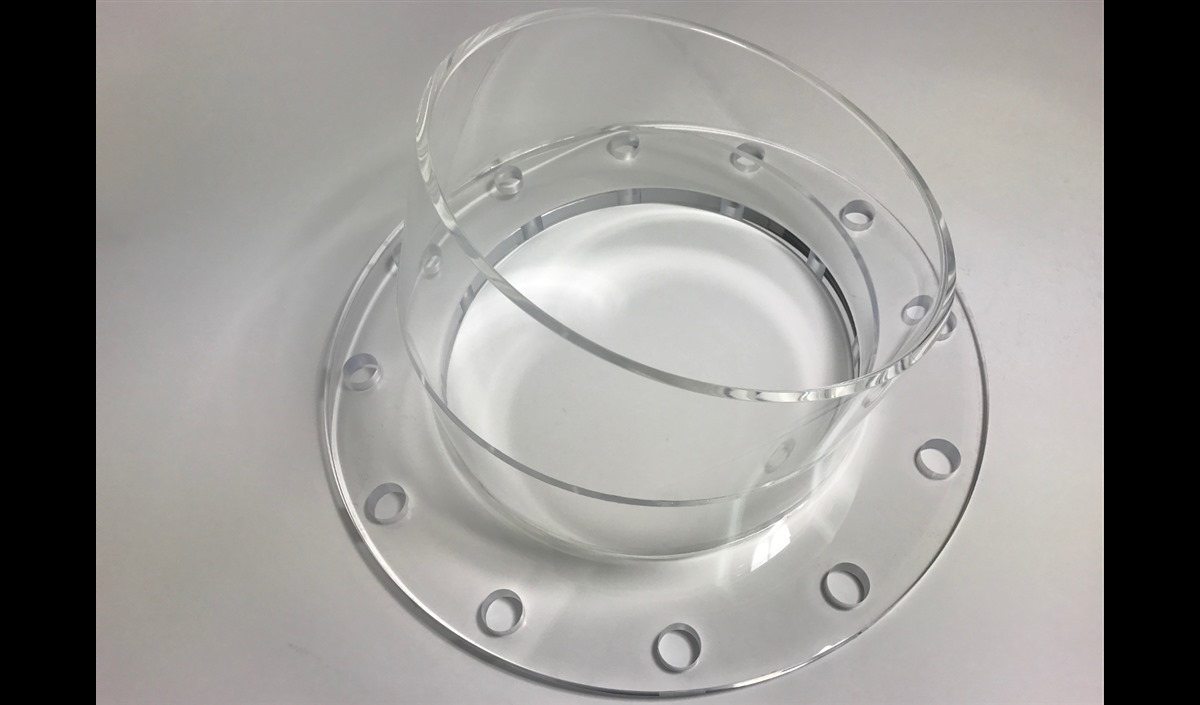 Large Acrylic Flange