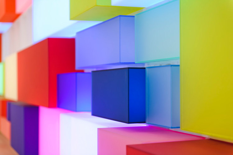 Illuminated Color Wall