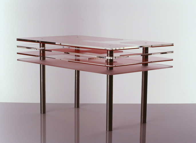 Perspex Red Table