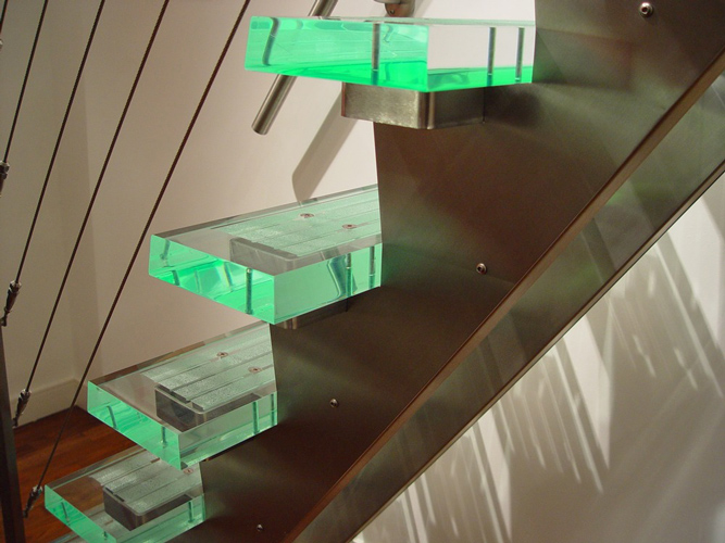 Perspex Stairs