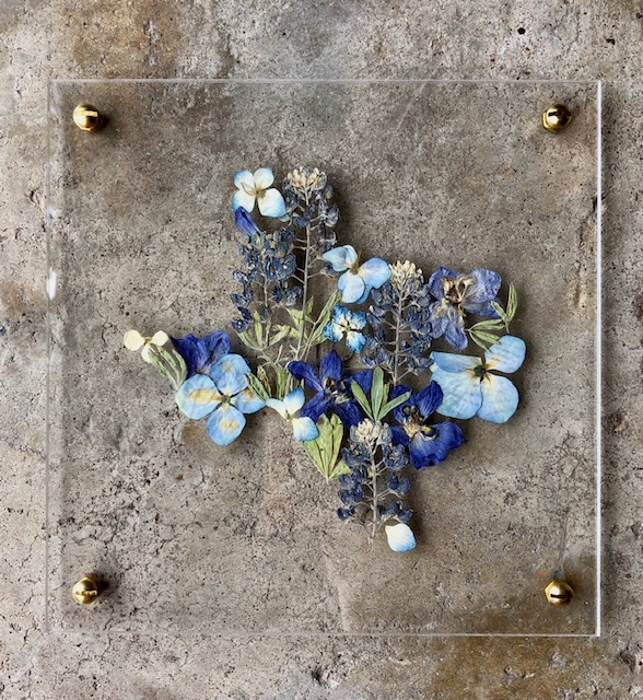 Wedding Bouquet Preserved in Acrylic