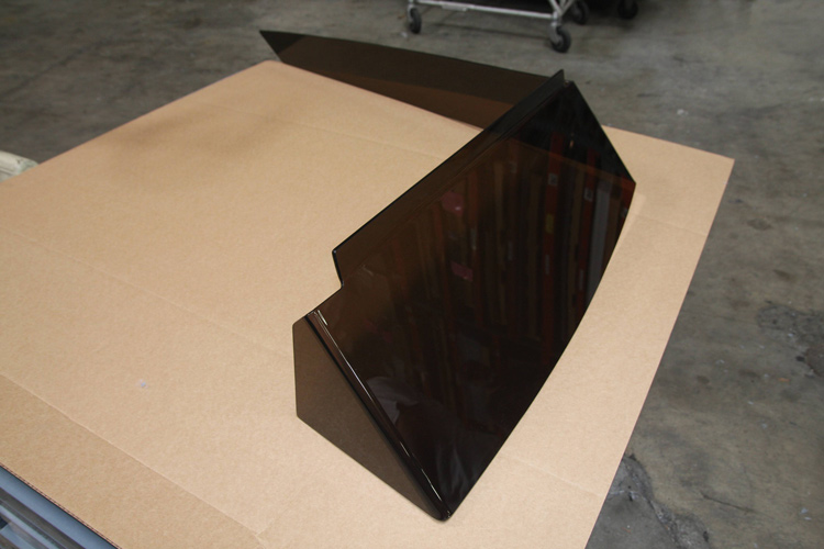Fabricated Replacement Boat Windshield