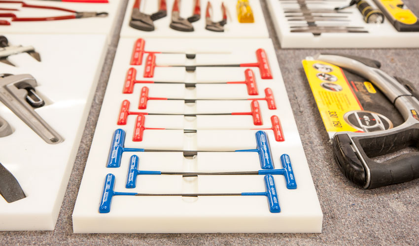 CNC Plastic Tool Shelf